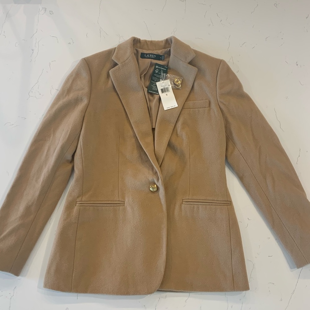 New Lauren Ralph Lauren wool blend blazer